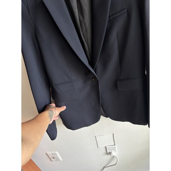 Woman’s Veronica Beard Classic Dickey Jacket Navy Size 4 - Picture 6 of 12
